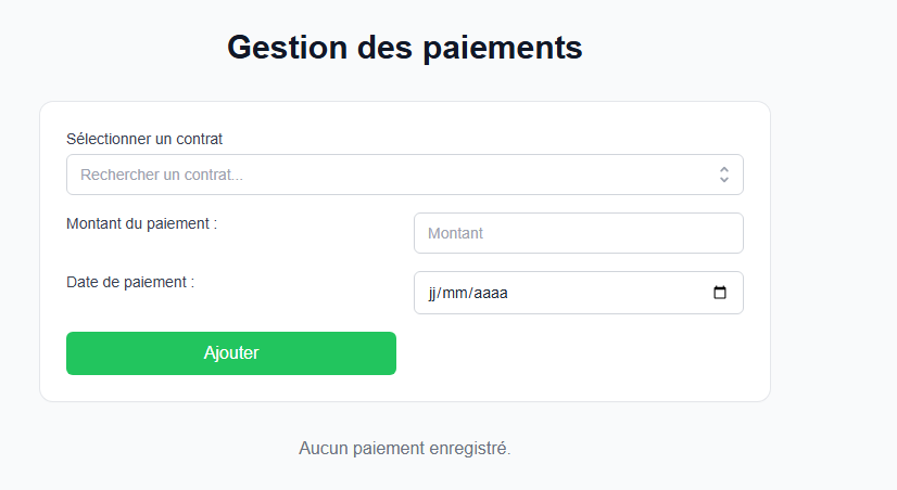 Illustration du projet – gestion du patrimoine informatique